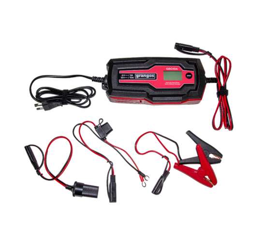 Grangos GBC10A 6V / 12V 180 AH Akıllı Dijital Akü Şarj ve Bakım Cihazı, 8683347921140