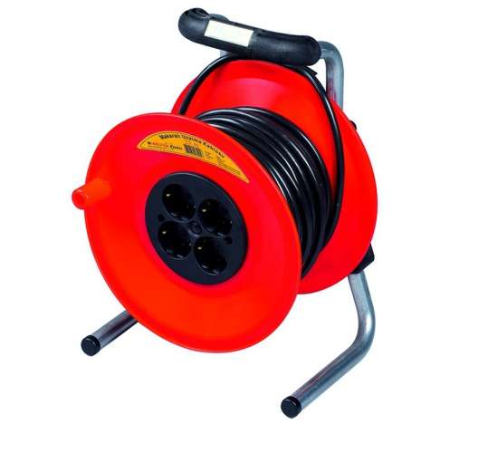 İzeltaş 0741050050 Makaralı Uzatma Kablosu 50 Metre, 8691150989257