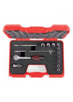 İzeltaş 1107006015 1/4" Altı Köşe Lokma Anahtar Takımı 15 Parça