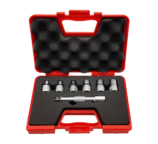 İzeltaş 1113 00 6007 1/2'' Star (Torx®) Lokma Anahtar Takımı 7 Parça, 8691150209515