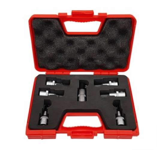 İzeltaş 1113001107 1/2'' Lokmalı Allen Uç Takımı 7 Parça, 8691150223498