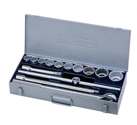 İzeltaş 1120 00 6014 3/4" Lokma Takımı Oniki Köşe (14 Parça mm), 8691150236078