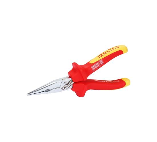 İzeltaş 3220136140 1000V İzoleli Elektrikçi Kargaburun Düz Uçlu 140 mm, 8691150436119