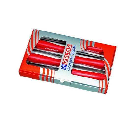 İzeltaş 5010 00 8106 Iskarpela Takımı 6 Parça, 8691150652151