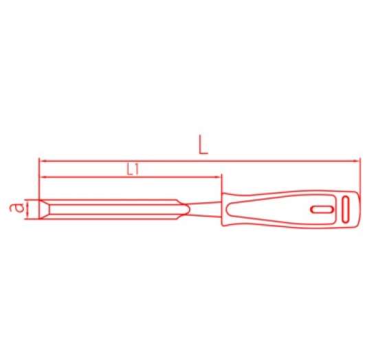 İzeltaş 5010230024 24 mm Iskarpela (Düz), 8691150651116