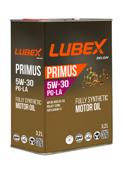LUBEX PRIMUS PG-LA 5W-30 3,2 LİTRE LUBEX PRIMUS PG-LA 5W-30 3,2 LİTRE