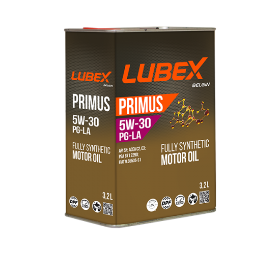 LUBEX PRIMUS PG-LA 5W-30 3,2 LİTRE, 8695831264015