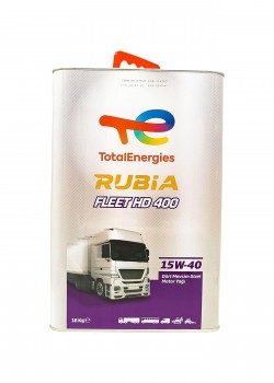 TotalEnergies Rubia Fleet HD400 15W-40 Dört Mevsim Dizel Motor Yağı 16Kg