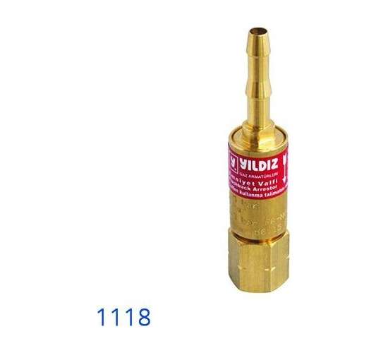Yıldız 1118 Alev Emniyet Valfi Yanıcı Gaz, 8693752011183