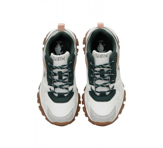 U.S. Polo Assn. Tracky 3PR 101416511 Beyaz Kadın Günlük Spor Ayakkabı / Beden : 40 / Cinsiyet : Unisex