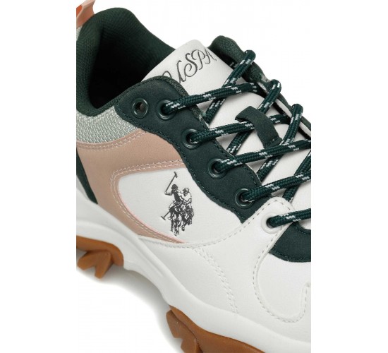 U.S. Polo Assn. Tracky 3PR 101416511 Beyaz Kadın Günlük Spor Ayakkabı / Beden : 40 / Cinsiyet : Unisex