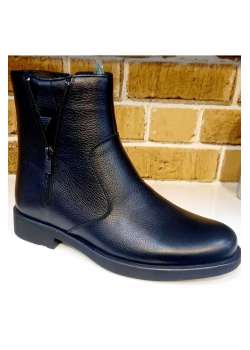 SHOES BİRİNCİ SINIF HAKİKİ DERİ FERMUARLI ORTOPEDİK TABAN TARZ BOTLAR / Beden : 41 / Cinsiyet : Erkek