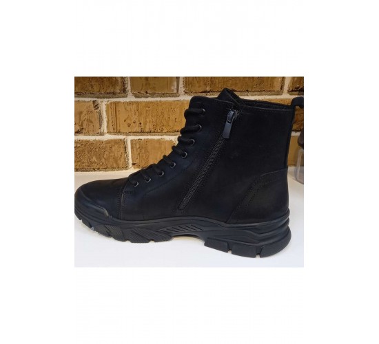 SHOES BİRİNCİ SINIF HAKİKİ DERİ FERMUARLI ORTOPEDİK TABAN TARZ BOTLAR / Beden : 40 / Cinsiyet : Erkek