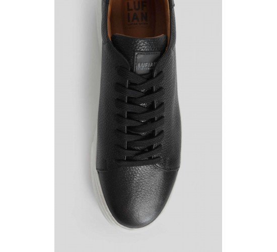 Tommy Erkek Sunni Deri Sneaker Ayakkabı Siyah / Beden : 41 / Cinsiyet : Erkek