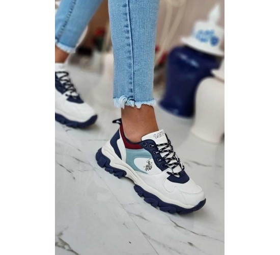 US Polo TRACKY Kadın Günlük Spor Ayakkabı 101532673Beyaz/Mavi / Beden : 36 / Cinsiyet : Kadın / Kız US Polo TRACKY Kadın Günlük Spor Ayakkabı 101532673Beyaz/Mavi / Beden : 36 / Cinsiyet : Kadın / Kız