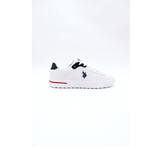 4W Mango 4Pr U.S. Polo Assn. Erkek Spor Ayakkabı A101812353 BEYAZ/LACİVERT / Beden : 44 / Cinsiyet : Erkek