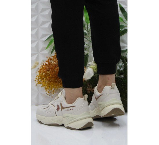 U.S. Polo Assn. Isabella Bej Rahat Orijinal Ürün Kadın Spor Ayakkabı Sneaker / Beden : 36 / Cinsiyet : Kadın / Kız U.S. Polo Assn. Isabella Bej Rahat Orijinal Ürün Kadın Spor Ayakkabı Sneaker / Beden : 36 / Cinsiyet : Kadın / Kız