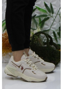 U.S. Polo Assn. Isabella Bej Rahat Orijinal Ürün Kadın Spor Ayakkabı Sneaker / Beden : 37 / Cinsiyet : Kadın / Kız U.S. Polo Assn. Isabella Bej Rahat Orijinal Ürün Kadın Spor Ayakkabı Sneaker / Beden : 37 / Cinsiyet : Kadın / Kız