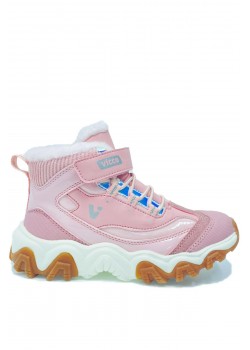 Radus Kürklü Hafif Taban Ortopedik Kız Çocuk Bot Rugan Pudra Pembe / Beden : 32 / Cinsiyet : Kadın / Kız