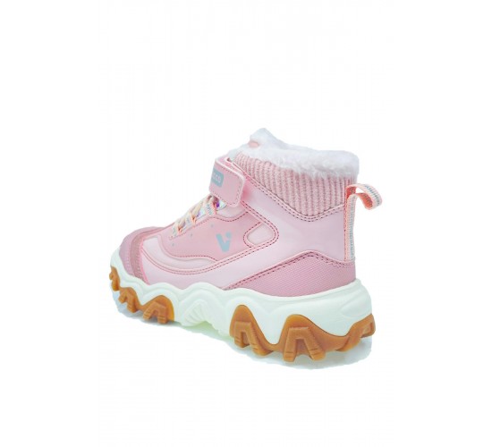 Radus Kürklü Hafif Taban Ortopedik Kız Çocuk Bot Rugan Pudra Pembe / Beden : 33 / Cinsiyet : Kadın / Kız