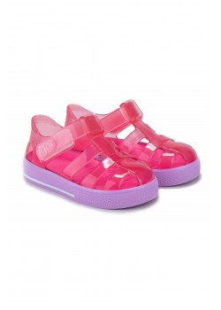 S10270 Star Bicolor Çocuk Sandalet Fuşya-Lila / Beden : 23 / Cinsiyet : Kadın / Kız S10270 Star Bicolor Çocuk Sandalet Fuşya-Lila / Beden : 23 / Cinsiyet : Kadın / Kız