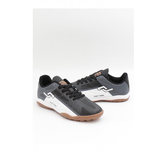 30548 Siyah Gri 36-39 Erkek Kauçuk Taban Halı Saha / Beden : 44 / Cinsiyet : Erkek