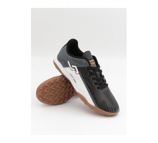 30548 Siyah Gri 36-39 Erkek Kauçuk Taban Halı Saha / Beden : 44 / Cinsiyet : Erkek