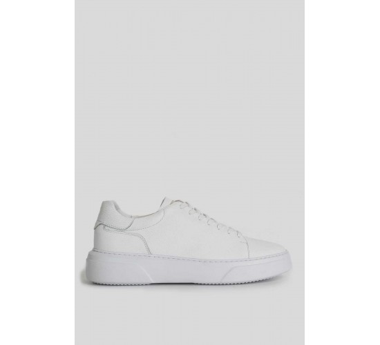 111230187 Tommy Casual Deri Erkek Sneaker Ayakkabı BEYAZ / Beden : 41 / Cinsiyet : Erkek