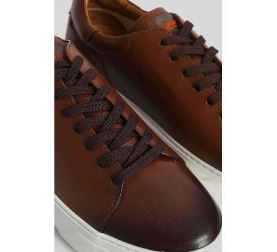 111230187 Tommy Casual Deri Erkek Sneaker Ayakkabı TABA / Beden : 40 / Cinsiyet : Erkek, MK8682030061323