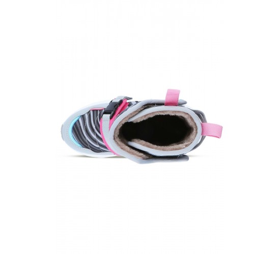 Karoo Phylon Kauçuk Taban Ortopedik Unisex Çocuk Kar Botu GRİ / Beden : 32 / Cinsiyet : Unisex