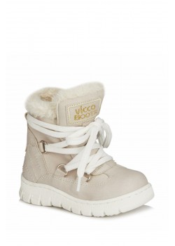 Kappa Kürklü Kız Bebek Bej Bot / Beden : 26 / Cinsiyet : Kadın / Kız