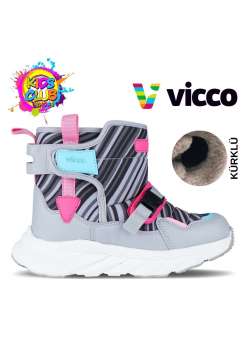 Karoo Phylon Kauçuk Taban Ortopedik Unisex Çocuk Kar Botu GRİ / Beden : 34 / Cinsiyet : Unisex