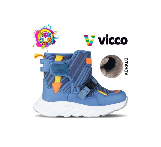 Karoo Phylon Kauçuk Taban Ortopedik Unisex Çocuk Kar Botu KOT / Beden : 33 / Cinsiyet : Unisex