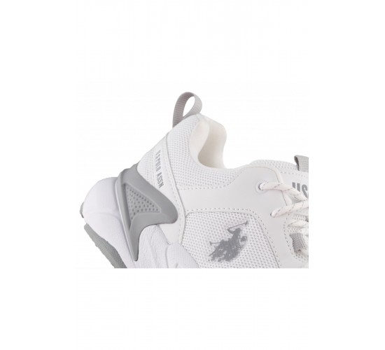 U.S. Polo Assn. MAYBE WMN 4FX Phlon Termo Kaymaz Taban Hafif Uniseks Sneaker BEYAZ / Beden : 36 / Cinsiyet : Unisex