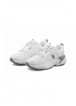 U.S. Polo Assn. MAYBE WMN 4FX Phlon Termo Kaymaz Taban Hafif Uniseks Sneaker BEYAZ / Beden : 36 / Cinsiyet : Unisex