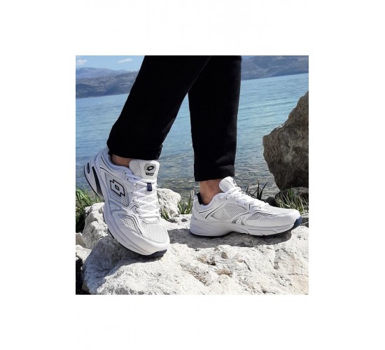 Athens Beyaz-laci Hafızalı Ortopedik Hafif Spor Ayakkabı / Beden : 44 / Cinsiyet : Erkek