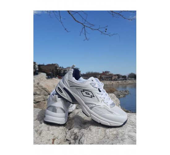 Athens Beyaz-laci Hafızalı Ortopedik Hafif Spor Ayakkabı / Beden : 44 / Cinsiyet : Erkek