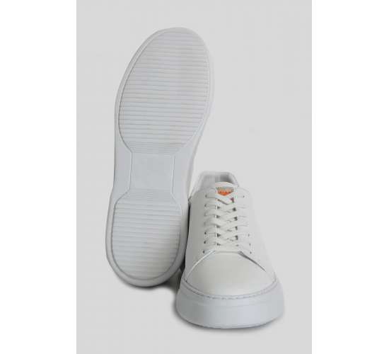 Tommy Erkek Deri Sneaker Ayakkabı BEYAZ / Beden : 41 / Cinsiyet : Erkek, PPC8682030061392