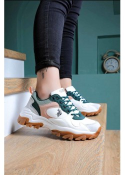 US Polo TRACKY B-3 Kadın Günlük Spor Ayakkabı 100551452-3BEYAZ / Beden : 36 / Cinsiyet : Kadın / Kız