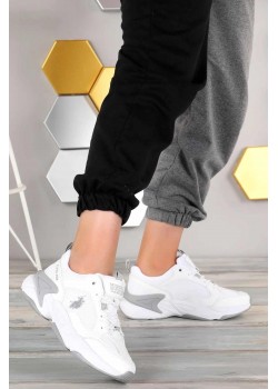 US Polo Maybe B-4 Kadın Günlük Spor Ayakkabı 100605072-4Beyaz / Beden : 36 / Cinsiyet : Kadın / Kız