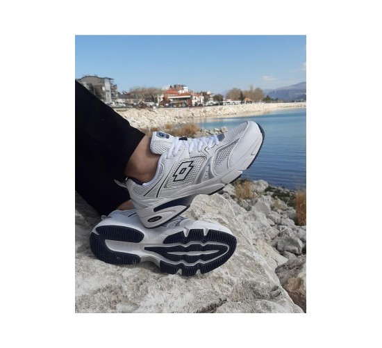 Athens Beyaz-laci Hafızalı Ortopedik Hafif Spor Ayakkabı / Beden : 44 / Cinsiyet : Erkek