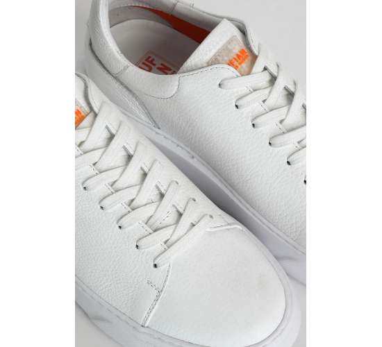 Tommy Erkek Deri Sneaker Ayakkabı BEYAZ / Beden : 41 / Cinsiyet : Erkek, PPC8682030061392