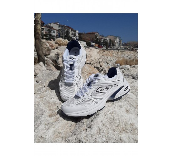 Athens Beyaz-laci Hafızalı Ortopedik Hafif Spor Ayakkabı / Beden : 44 / Cinsiyet : Erkek