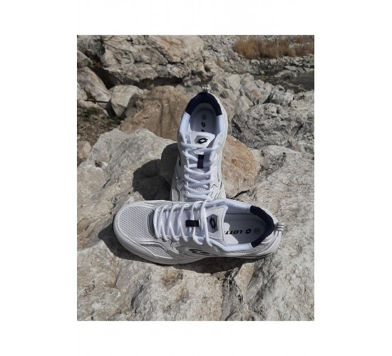 Athens Beyaz-laci Hafızalı Ortopedik Hafif Spor Ayakkabı / Beden : 44 / Cinsiyet : Erkek