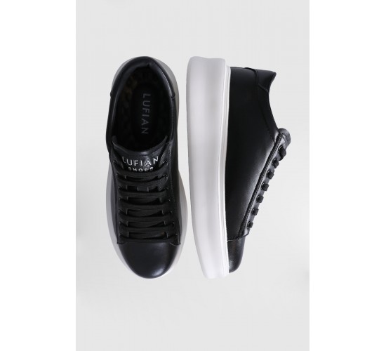 Gage Erkek Hakiki Deri Sneaker Ayakkabı SİYAH / Beden : 41 / Cinsiyet : Erkek