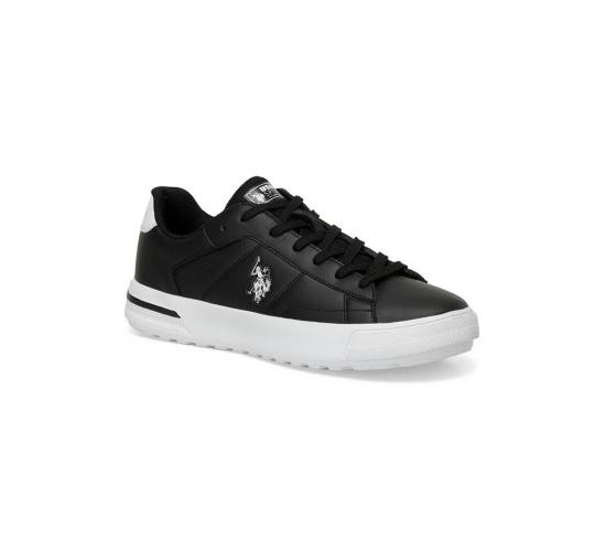 U.s. Polo Assn. Mango 4Fx Erkek Siyah-Beyaz Sneaker Ayakkabı / Beden : 42 / Cinsiyet : Erkek, TX140AC1C915504