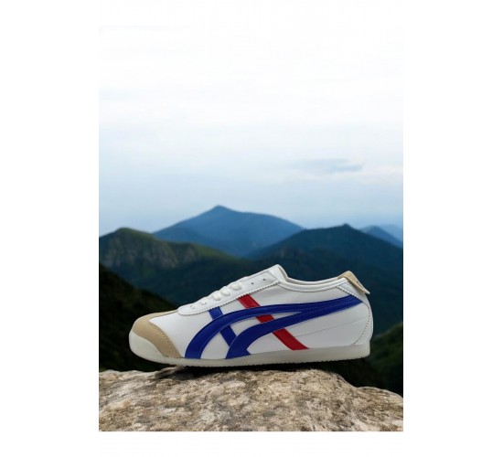 Günlük UNISEX Konforlu Rahat BEYAZ MAVİ SNEAKER AYAKKABI / Beden : 41 / Cinsiyet : Unisex