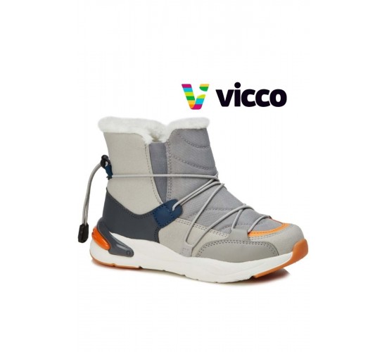 21k.368 Gri Kürklü Çocuk Bot VİCCO21K368GR / Beden : 33 / Cinsiyet : Unisex
