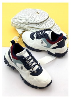 Beyaz - U.s Polo Assn Tracky Kadın Renkli Sneaker Sneaker / Beden : 36 / Cinsiyet : Kadın / Kız