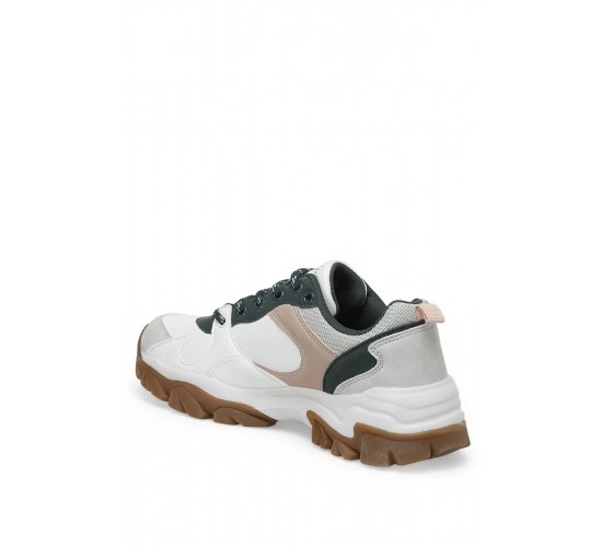 U.s.polo Assn. Tracky Ayakkabi - Beyaz Yesil Yürüyüş Ayakkabısı / Beden : 36 / Cinsiyet : Kadın / Kız